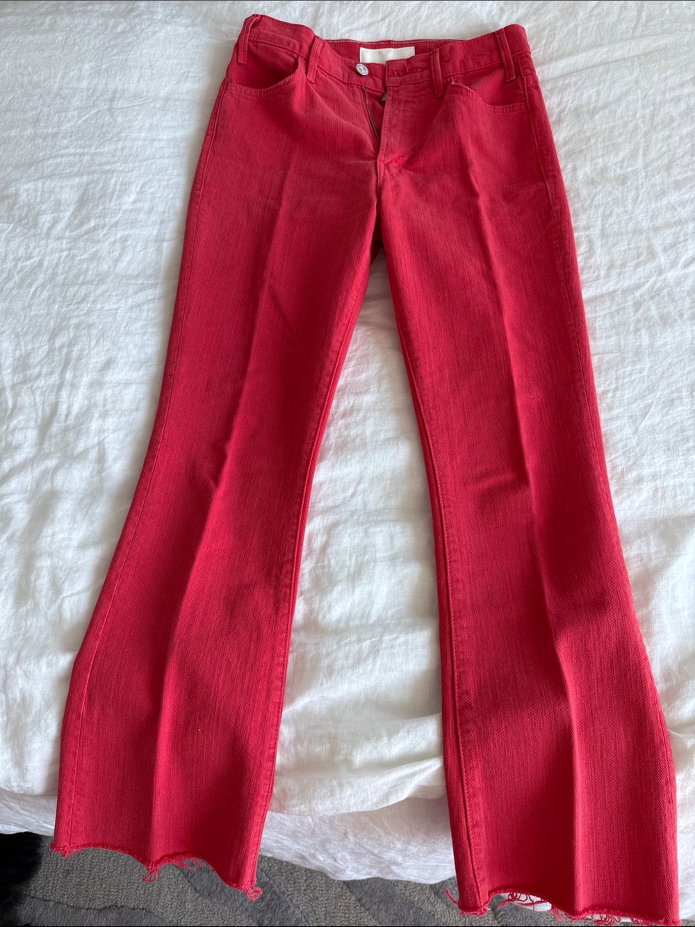 MOTHER THE HUSTLER ANKLE FRAY - THE DEVIL MAY CARE 26 $248 - Picture 16 of 16